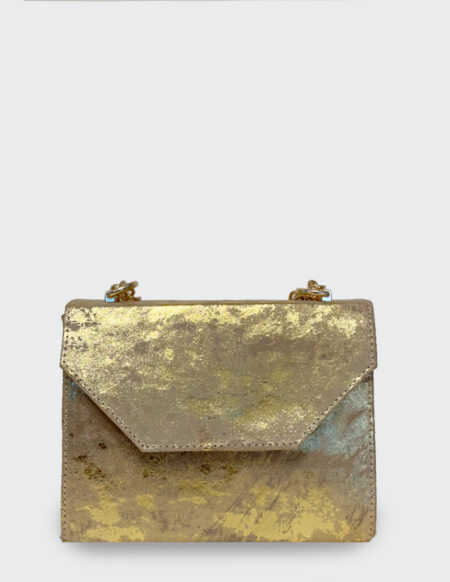 Mini Bag oro manchas